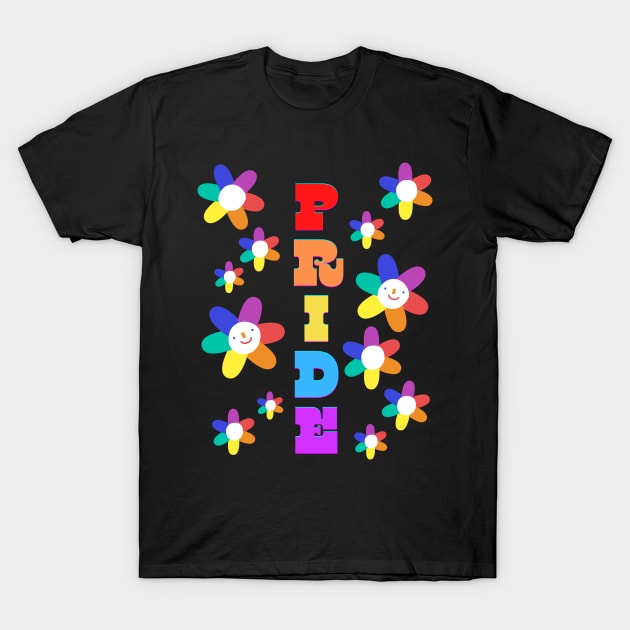 Pride is Blooming All Over! T-Shirt by TJWDraws